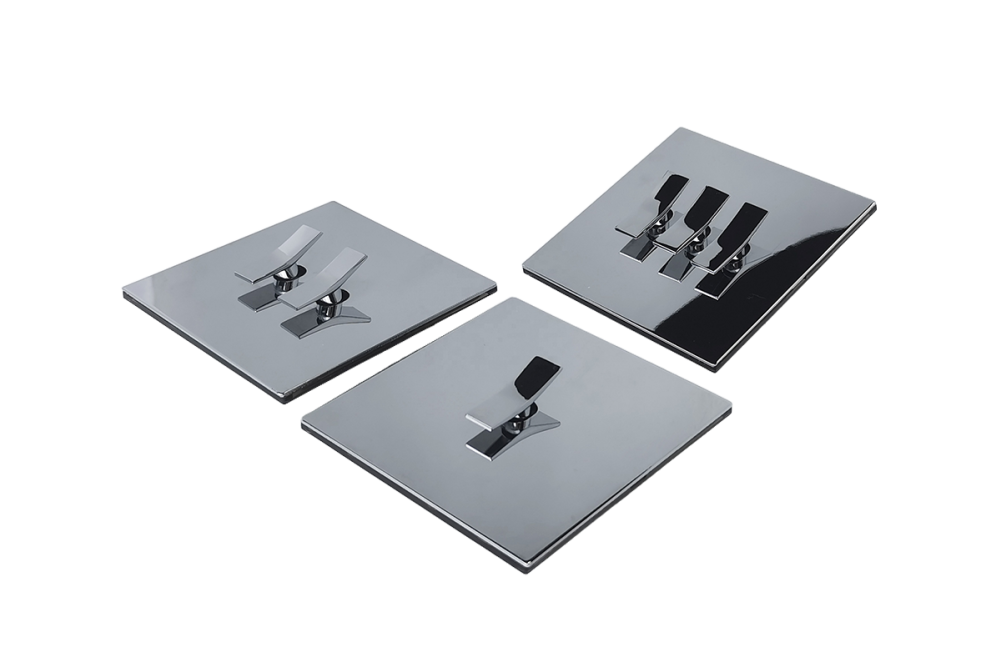 NV9 Modern 3-Gang Switch – Durable Performance for Luxury Home Systems