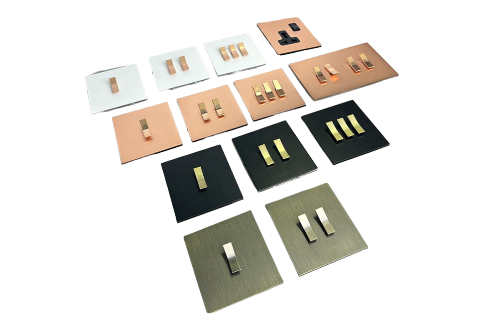 NV9 Modern 3-Gang Switch – Durable Performance for Luxury Home Systems