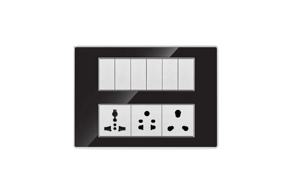 Glass-Finish Wall Socket & Switch – Where Smart Living Meets Modern Luxury