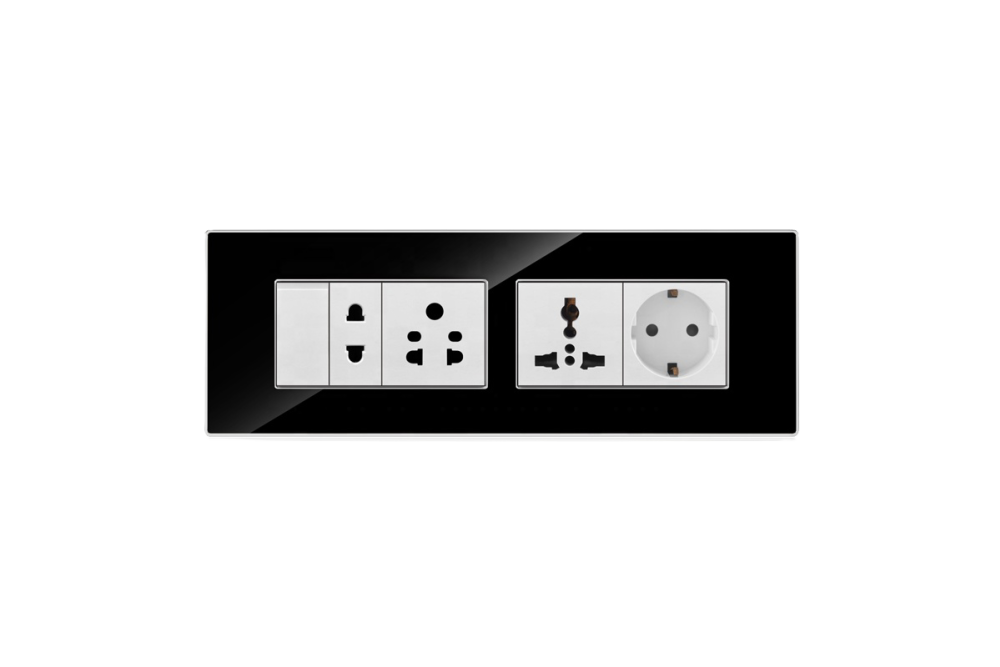 Glass-Finish Wall Socket & Switch – Where Smart Living Meets Modern Luxury