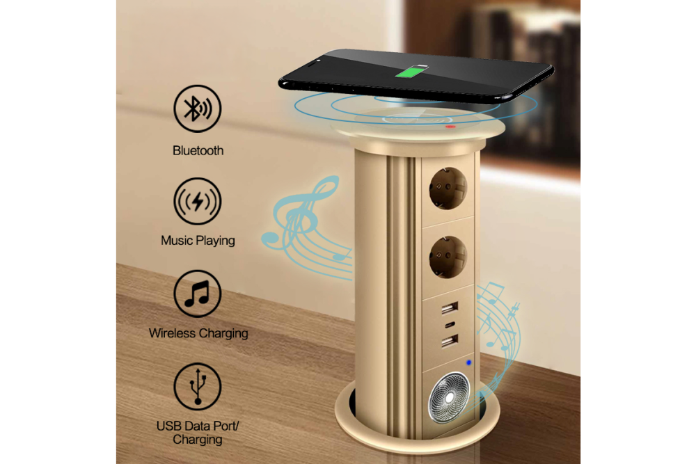 Motorized Pop-up Tabletop Socket – "pop"