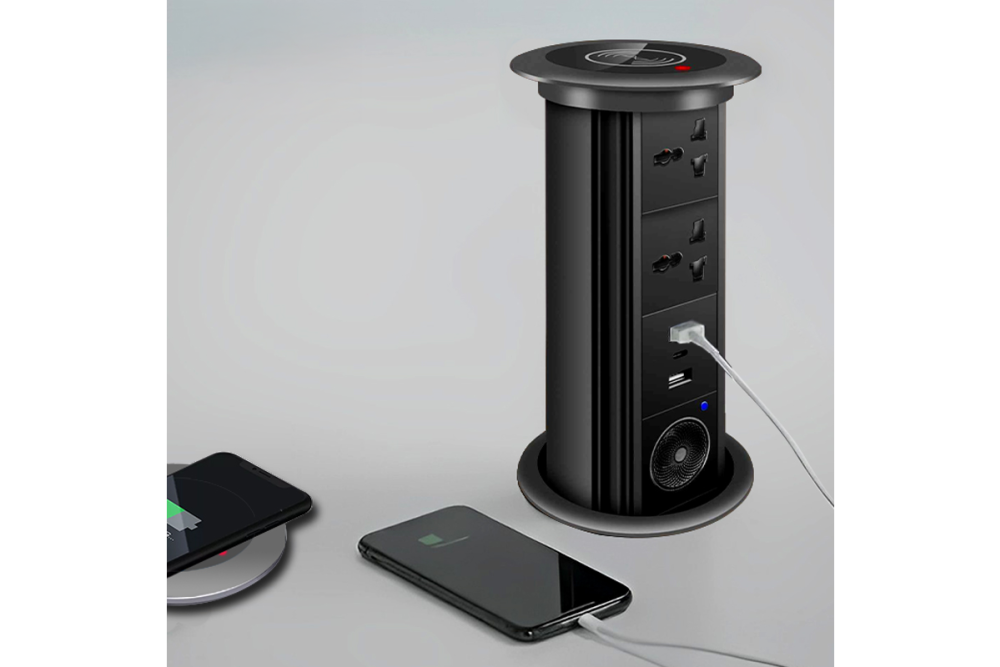 Motorized Pop-up Tabletop Socket – "pop"