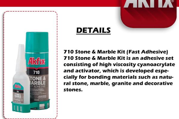 710 Stone & Marble Kit (Fast Adhesive)